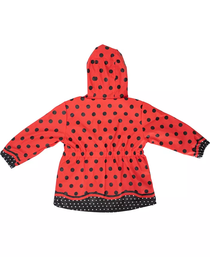 Детский дождевик Lucy Ladybug для девочек (маленькие и большие размеры) Western Chief, красный — фото 2