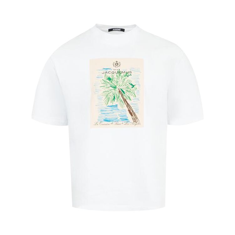 

Футболка Jacquemus Le T-Shirt Marino 'Arty Hotel/White', белый