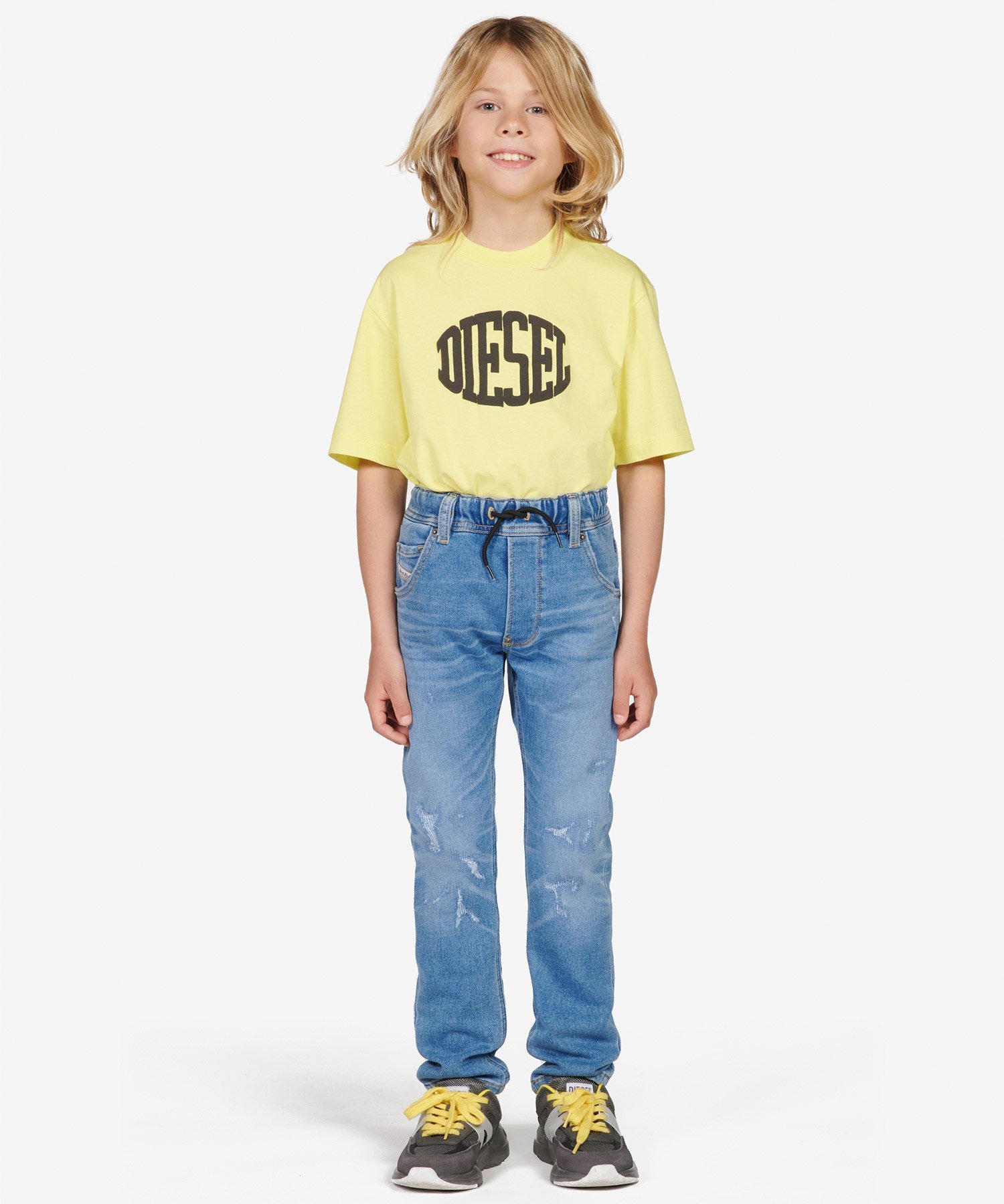 Детские и подростковые джинсовые брюки DIESEL, Indigo — фото 2