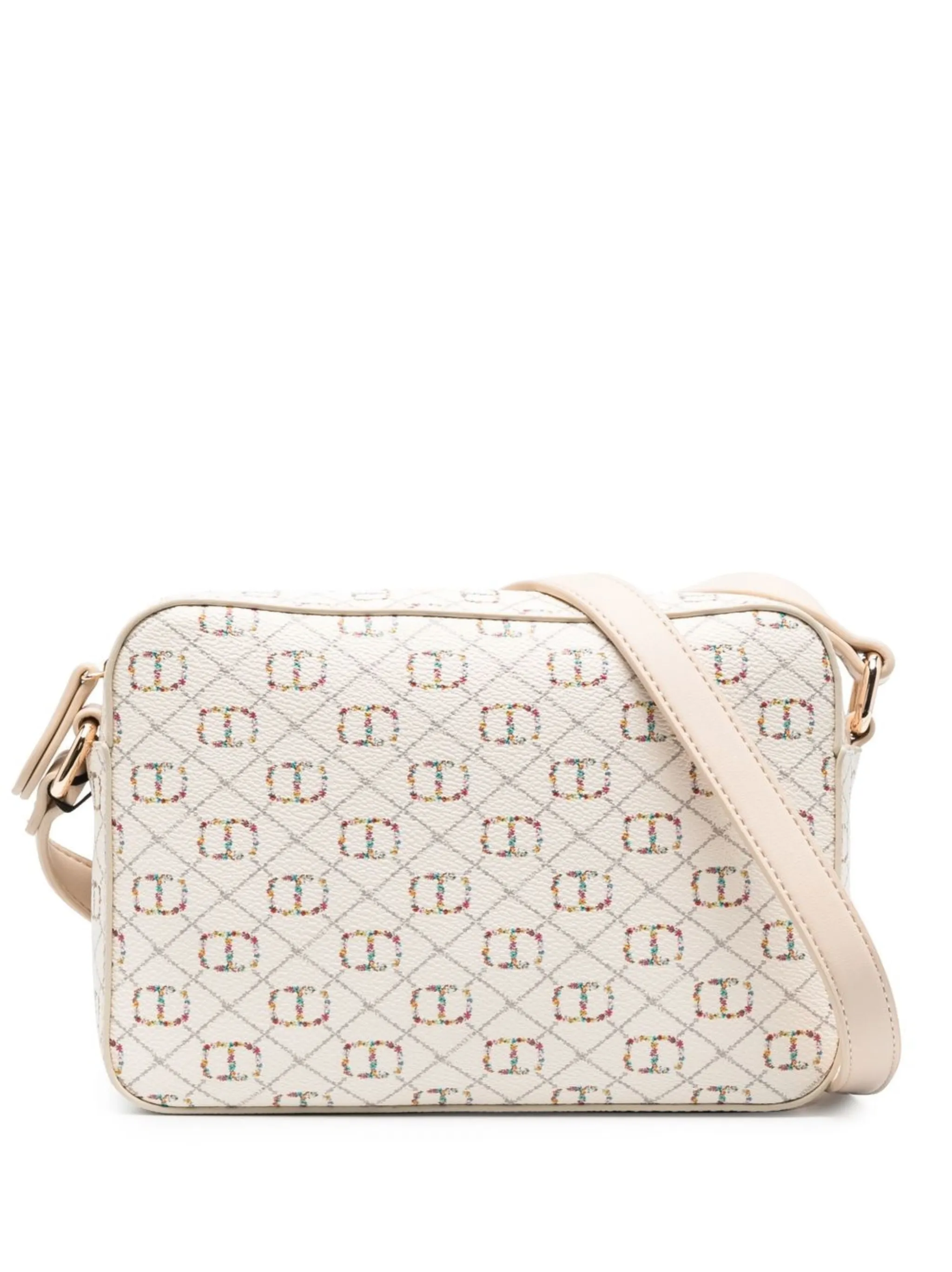 

Сумка на плечо с логотипом Twinset, белый