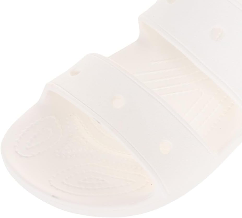 Сандалии Crocs Unisex Classic для взрослых с двумя ремешками, белый — фото 4