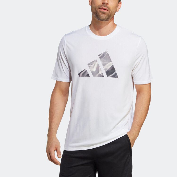 Футболка Hiit мужская белая Adidas, белый — фото 2