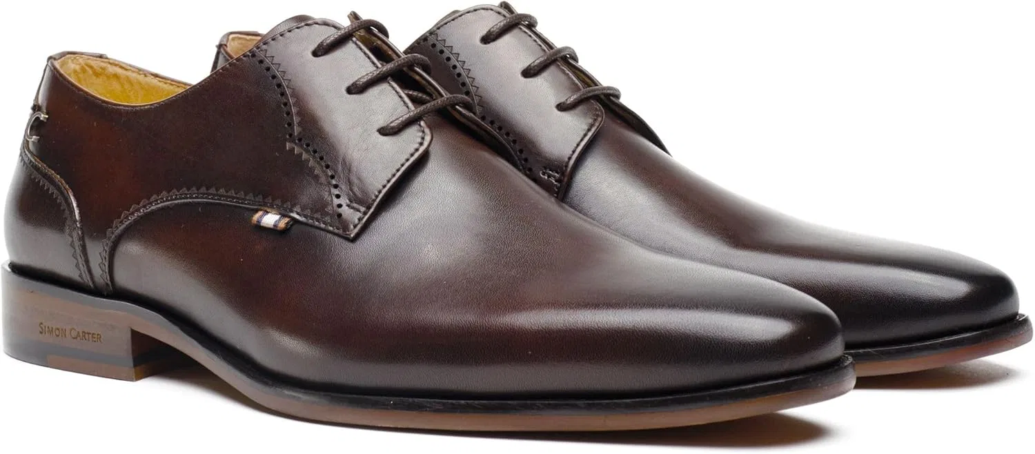 Туфли Simon Carter Basset Schuhe, Brown — фото 2