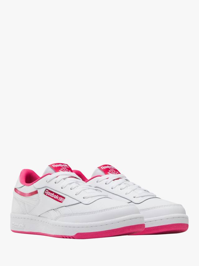 Детские кроссовки Club C Revenge Reebok, White/Pink — фото 4