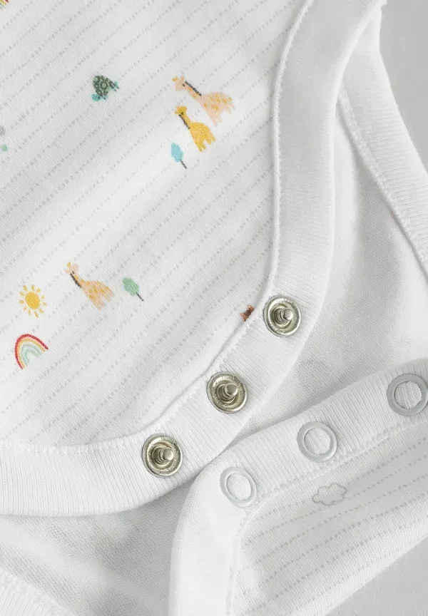Боди Next Regular fit short sleeve 7 pack, белый принт — фото 3