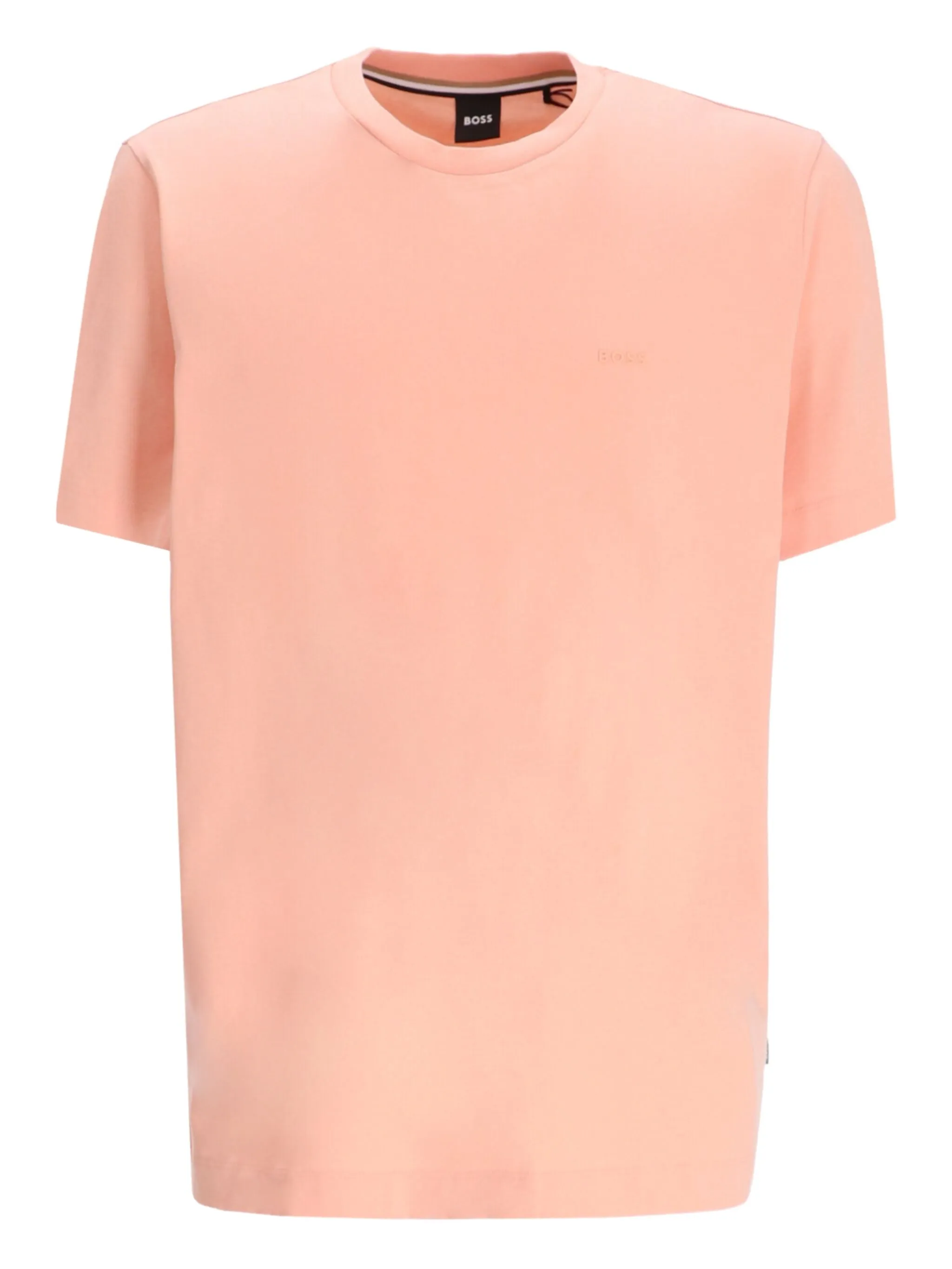 

Футболка с вышитым логотипом Boss, розовый