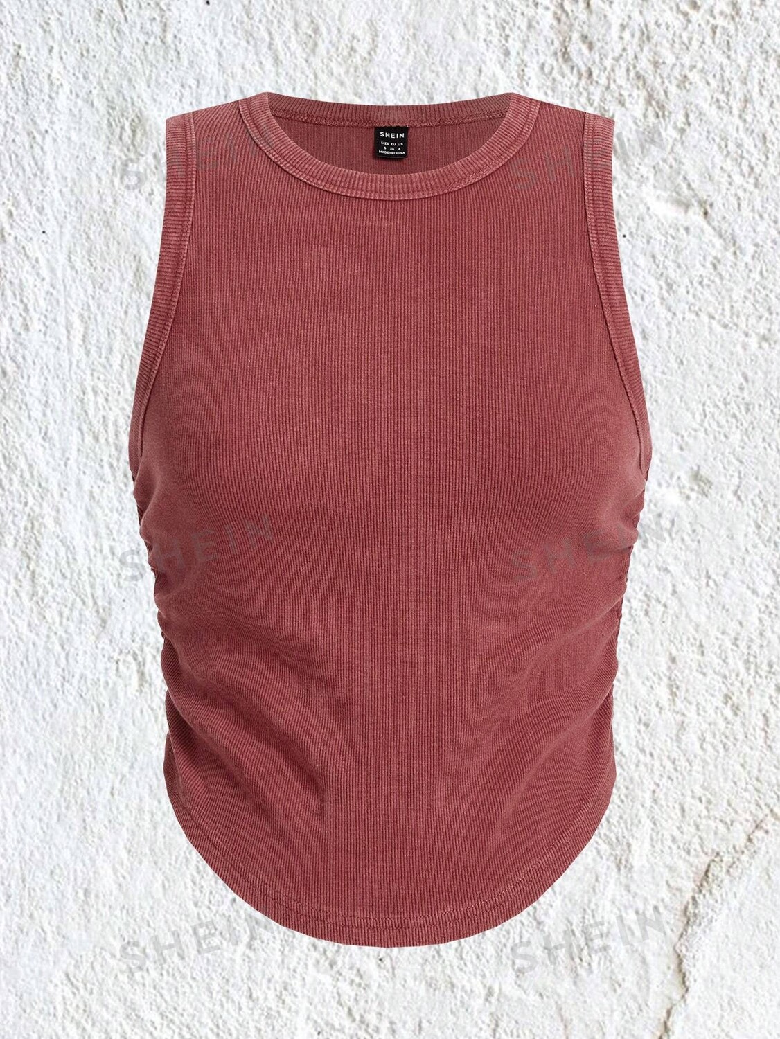 

Топ Shein Ezwear, бургундия