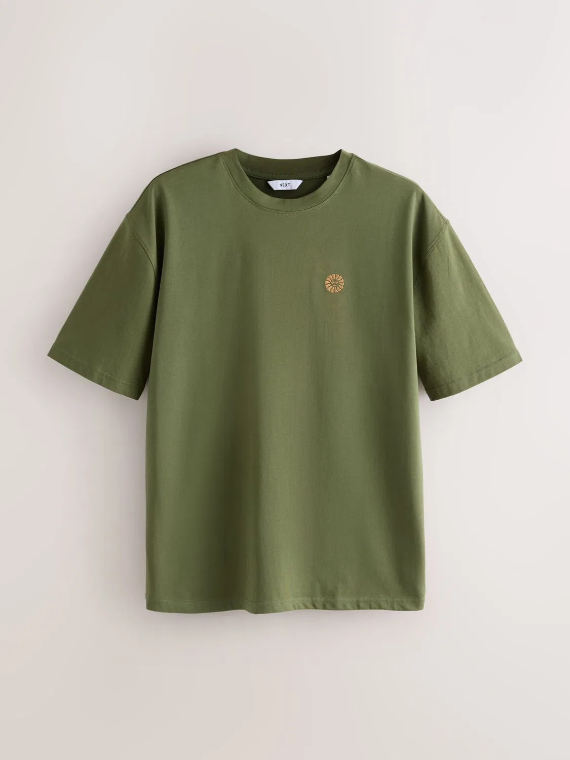 Длинная пижама Next, Olive/Pastel Orange — фото 3