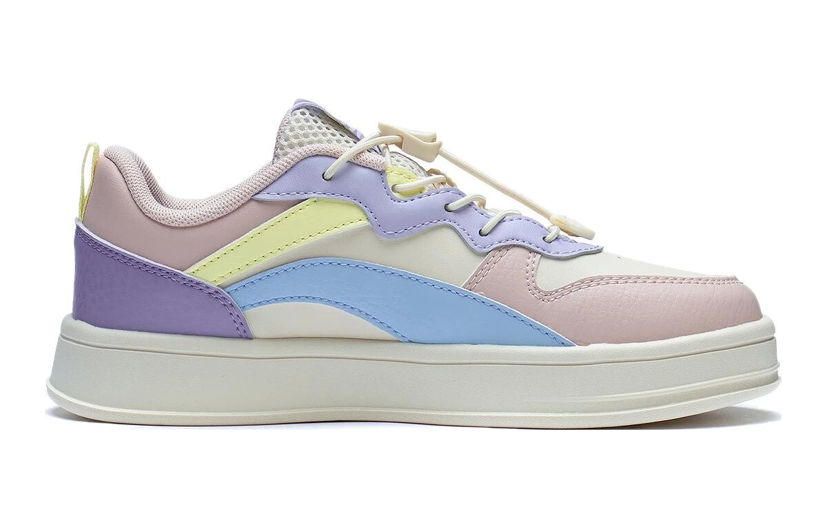 Кроссовки LINING YOUNG Kids Lifestyle Shoes GS Low-top White/pink/blue — фото 2