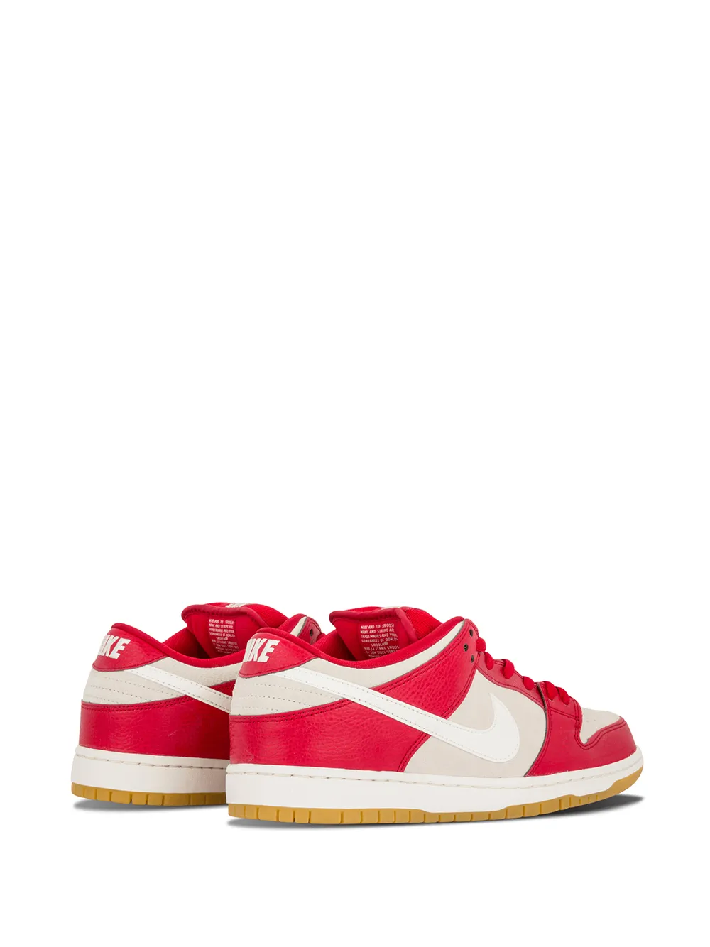 Кроссовки Dunk Low Pro SB Nike, красный — фото 3