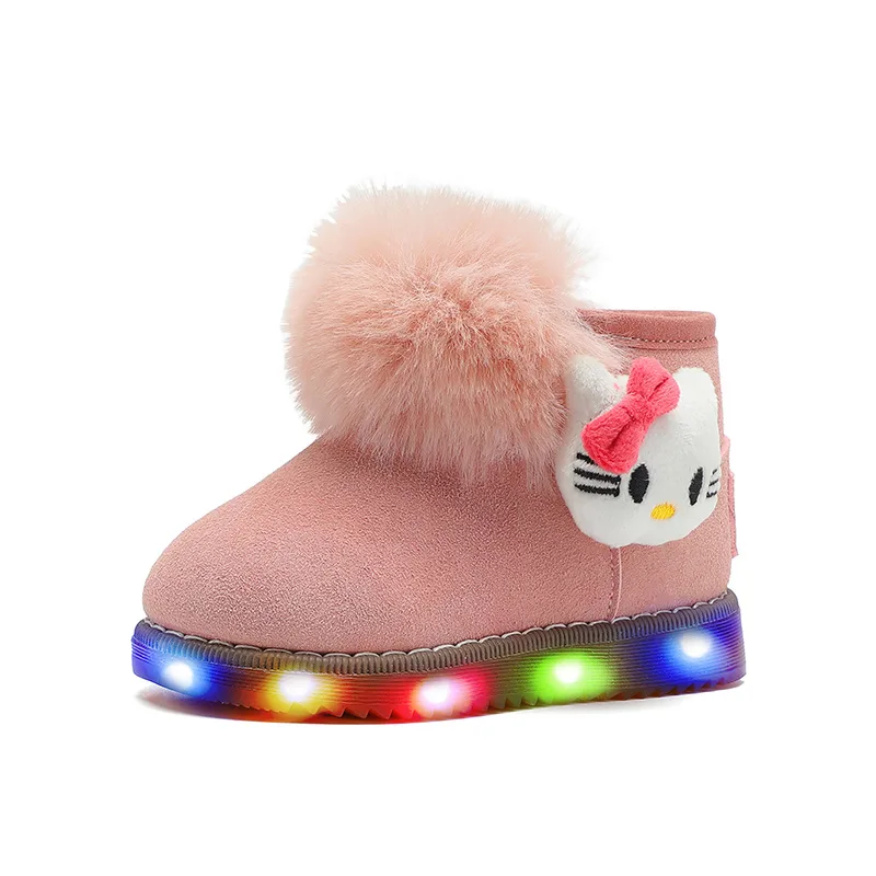 Детские снегоступы Hello Kitty с терморегуляцией, легкие, амортизирующие, противоскользящие, с защитой от ударов, высотой до середины голени Sanrio, Cinnamoroll-Blue — фото 4