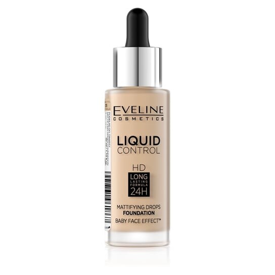 

Матирующая основа для лица, 015 Light Vanilla Eveline Cosmetics, Liquid Control HD