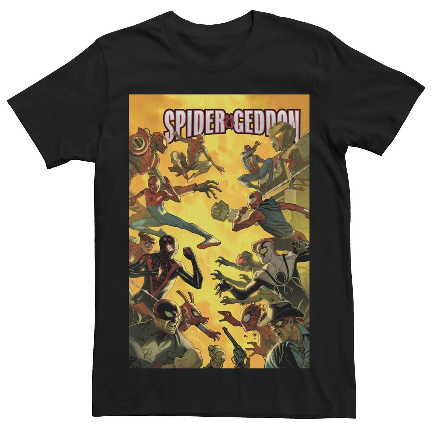 

Мужская футболка с обложкой комиксов Marvel's Spider-Geddon #3 Licensed Character