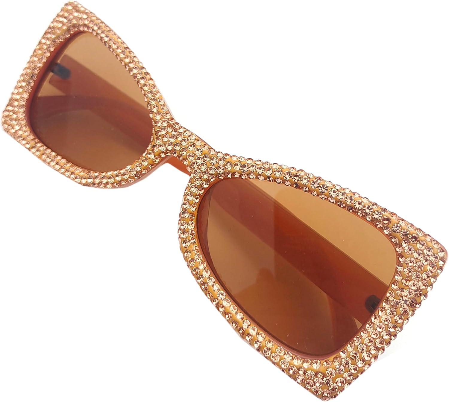 

Хелена, большие солнцезащитные очки «кошачий глаз» со стразами для женщин, модные очки с бабочками и сверкающими бриллиантами, сексуальные солнцезащитные очки helena, Tea