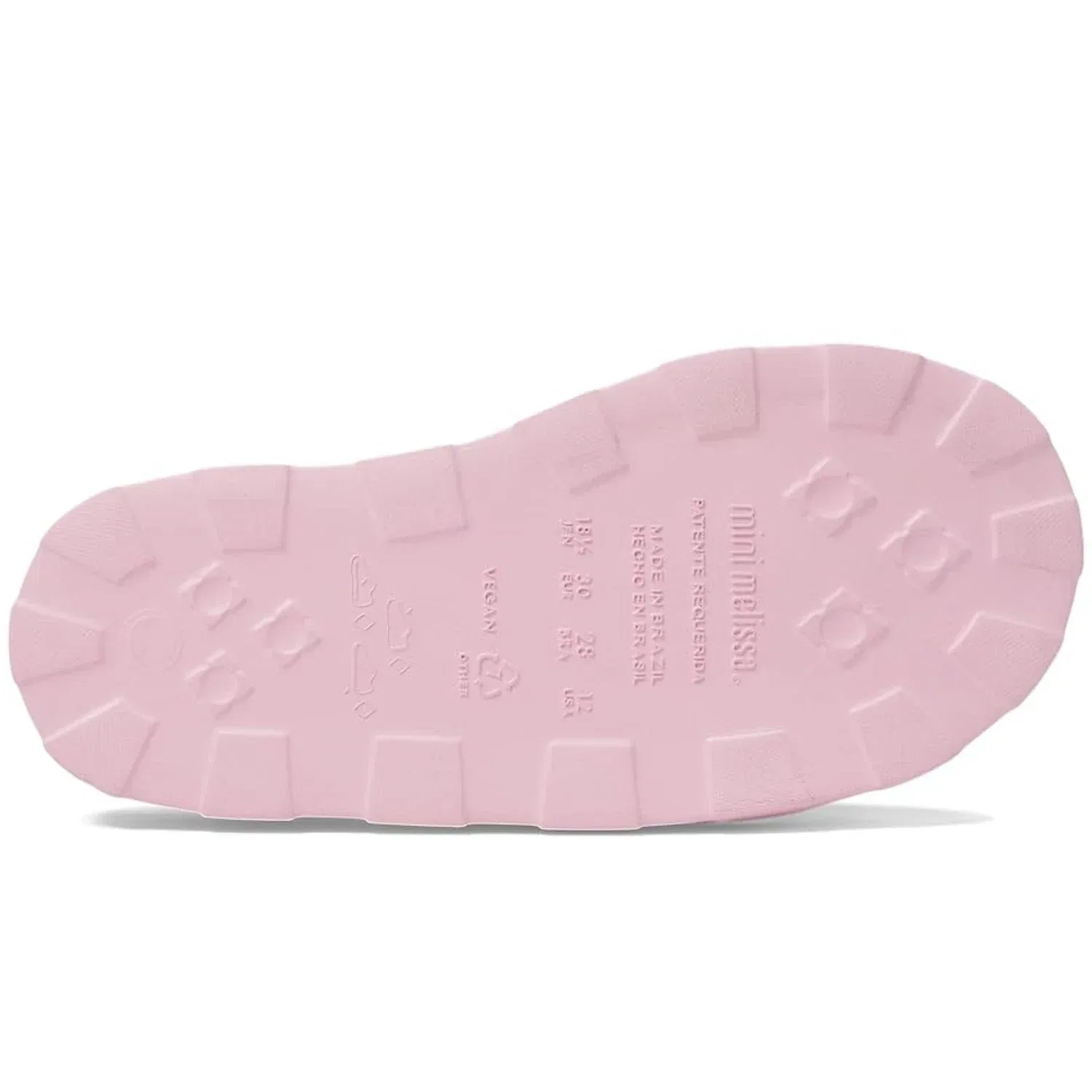 Mini Melissa Детские мини-сандалии Megan, розовые, с регулируемым ремешком, в стиле "рыбацкие", VER1066 — фото 4
