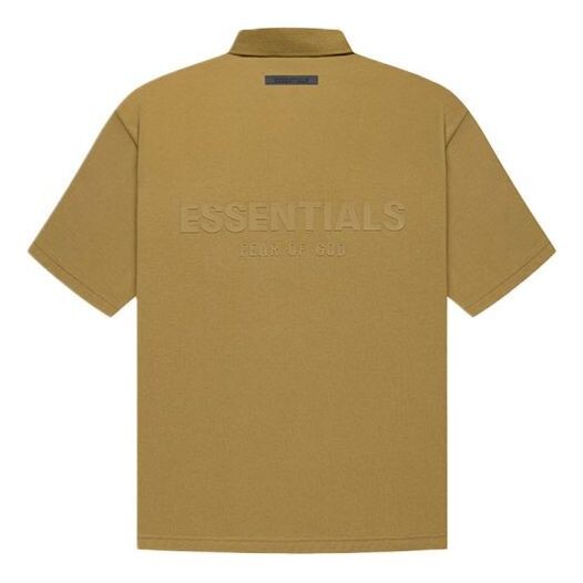 

Рубашка fw21 logo polo shirt' 'amber' Fear Of God Essentials, бежевый