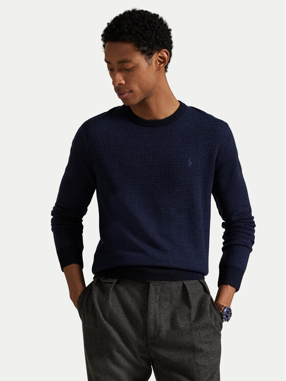 

Свитер regular fit 710949280002 Polo Ralph Lauren, синий