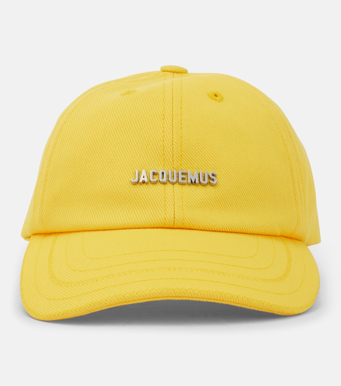 

Бейсболка La Casquette Rond из твила Jacquemus, желтый