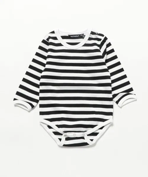 Комбинезон Marimekko Tasaraita хлопковый чёрный