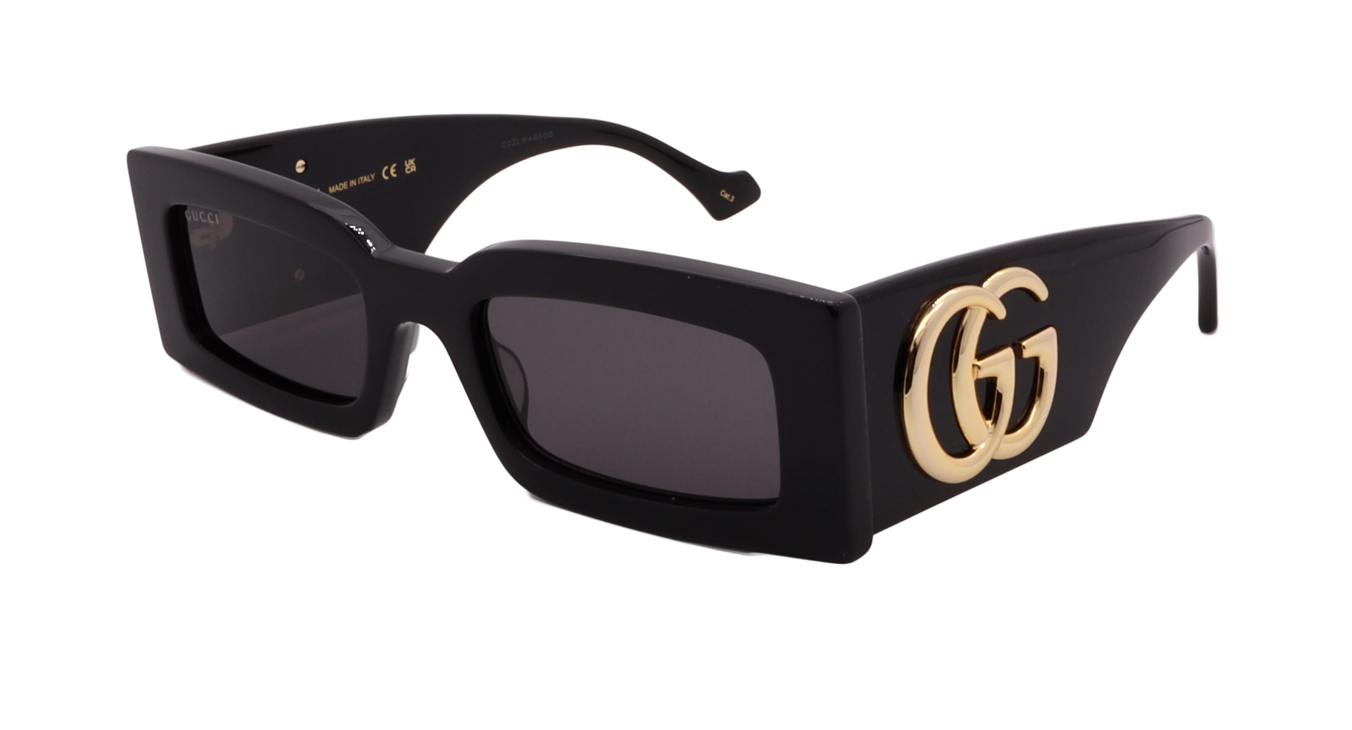 

Солнцезащитные очки Gucci GG1425S-001 53-21-145 неполяризованные Gg, черный