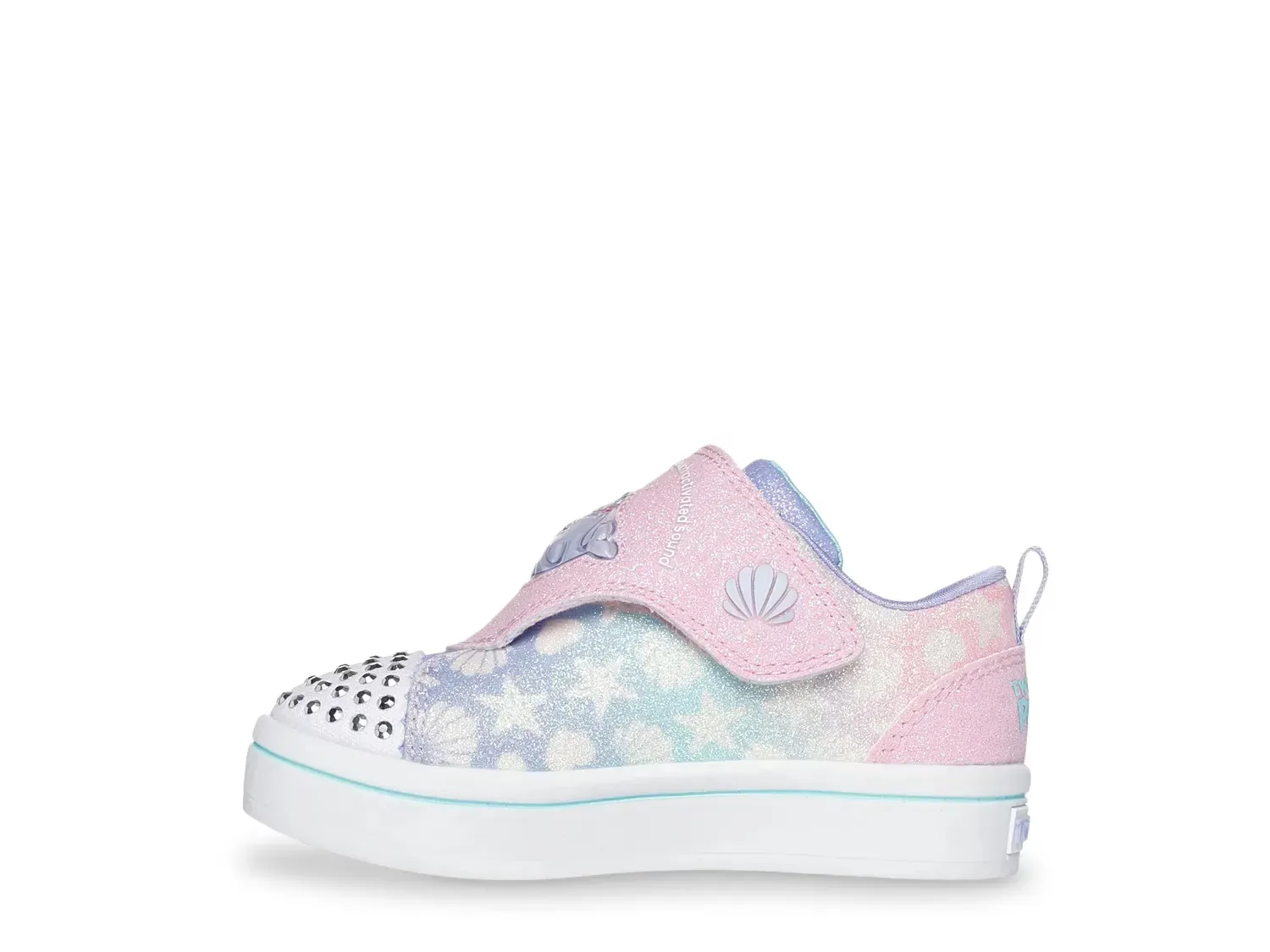 Twinkle Toes Twi-Lites Twinkle Pets Светящиеся кроссовки - детские Skechers, Purple — фото 2