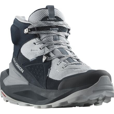 Женские ботинки Salomon Elixir Mid Gore-Tex походные на шнуровке, синий/серый