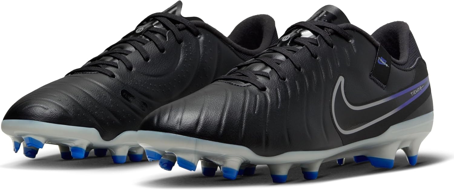 Мужские футбольные низкие кроссовки NIKE, Black Chrome Hyper Royal — фото 2