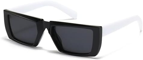 

Солнцезащитные очки прямоугольной формы 2027 года для женщин, ретро-очки с защитой от УФ-излучения UV400 для мужчин, градиентные солнцезащитные очки MTZJH, C10-blackwhite-grey