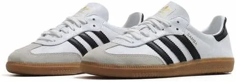 Мужские кроссовки Adidas Originals Samba Decon из кожи, белый — фото 2