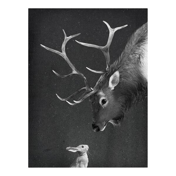 

Картина на холсте Bilderwelten Illustration Hirsch II