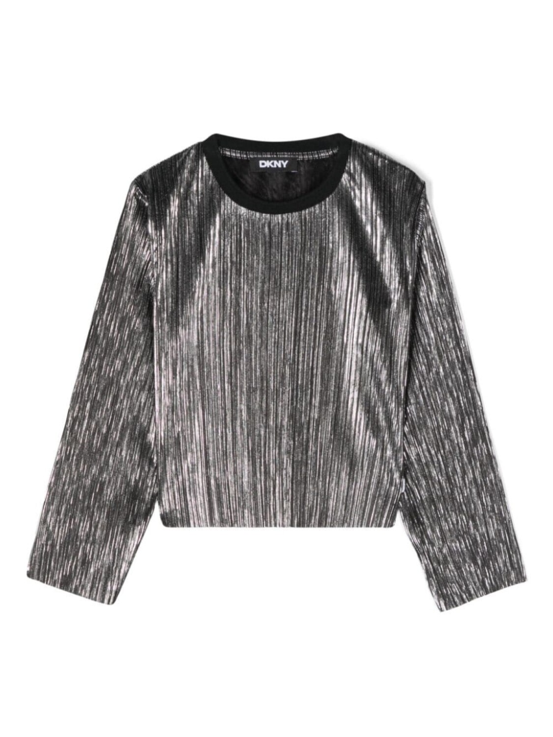 

Dkny Kids футболка плиссе, черный