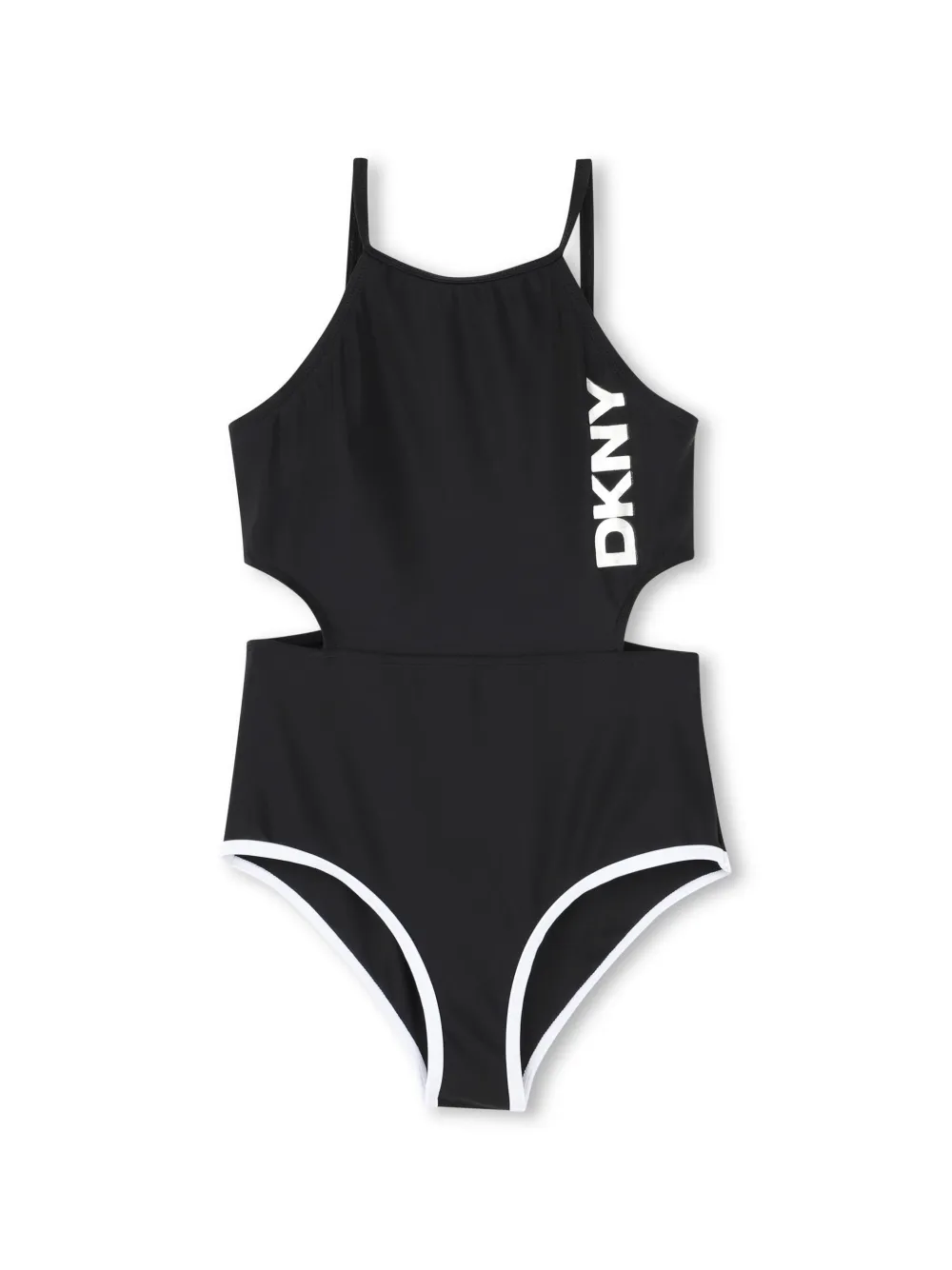 

Купальник с логотипом Dkny Kids, черный