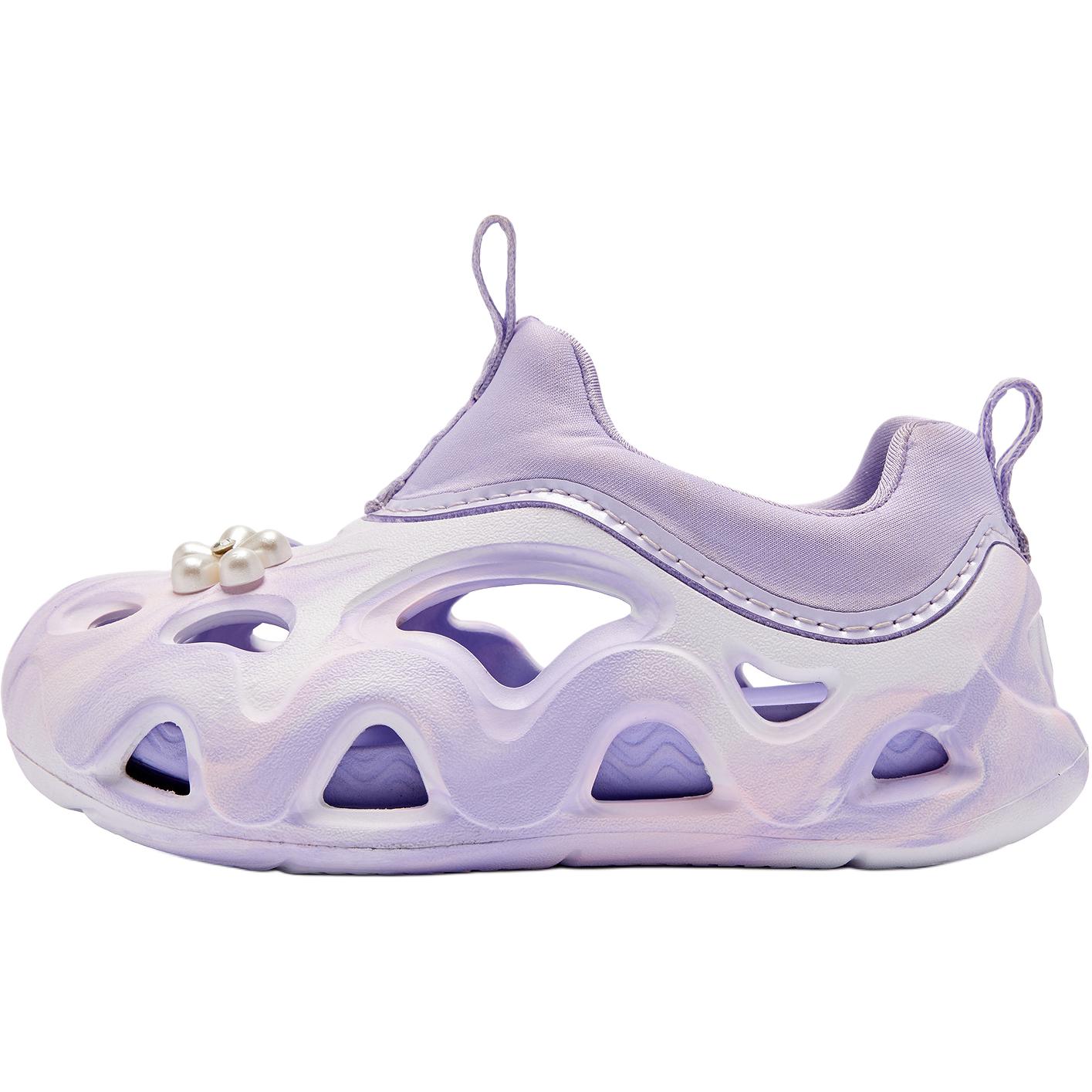 

Детские сандалии с низким верхом, устойчивые к скольжению, для детей от 3 до 7 лет QIAODAN, фиолетовый/розовый