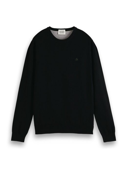 

Вязаный свитер Scotch & Soda, черный