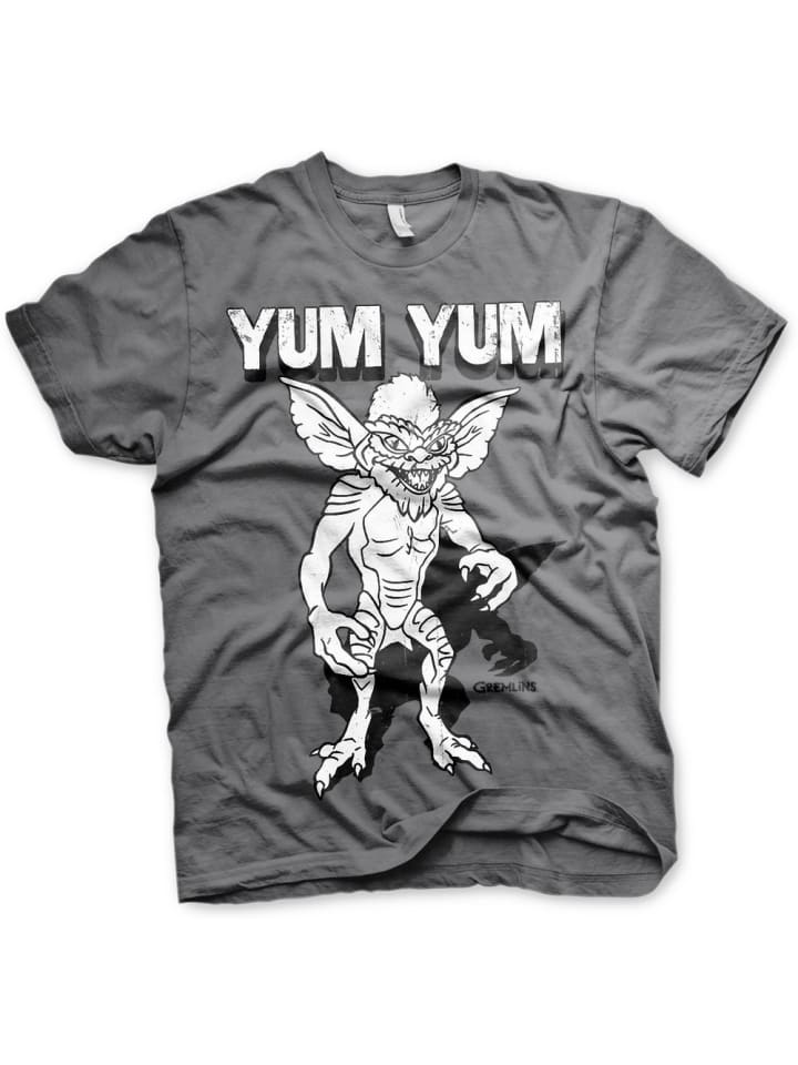 

Футболка Yum Yum T-Shirt серого цвета Gremlins, Серый, Футболка Yum Yum T-Shirt серого цвета Gremlins