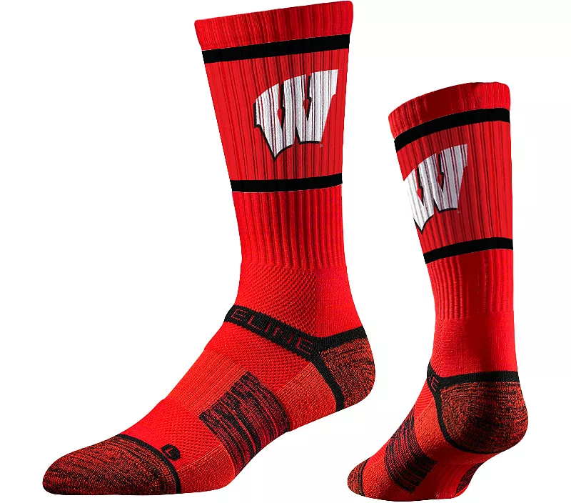 

Носки с логотипом Strideline Wisconsin Badgers