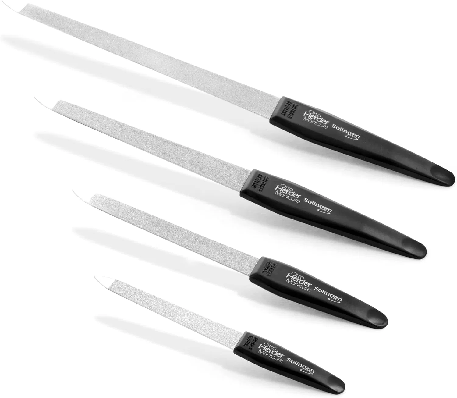 Набор сапфировых пилок для ногтей Otto Herder Manicure Solingen, 4 шт. Otto Herder Manicure