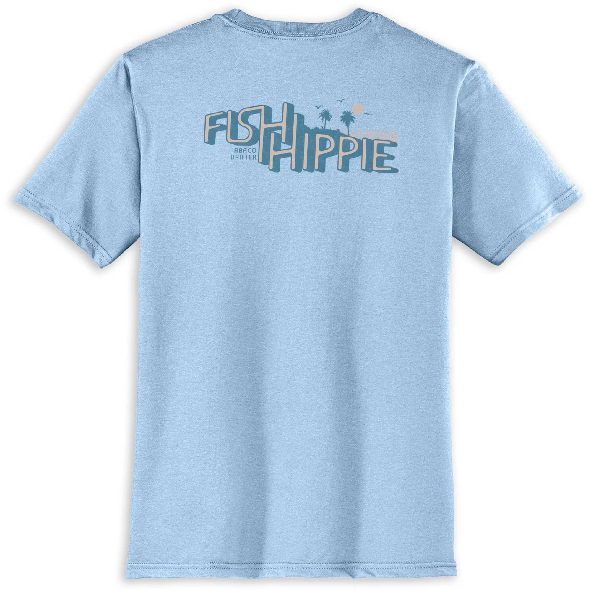 

Мужская футболка Abaco Drifter Fish Hippie, Azure