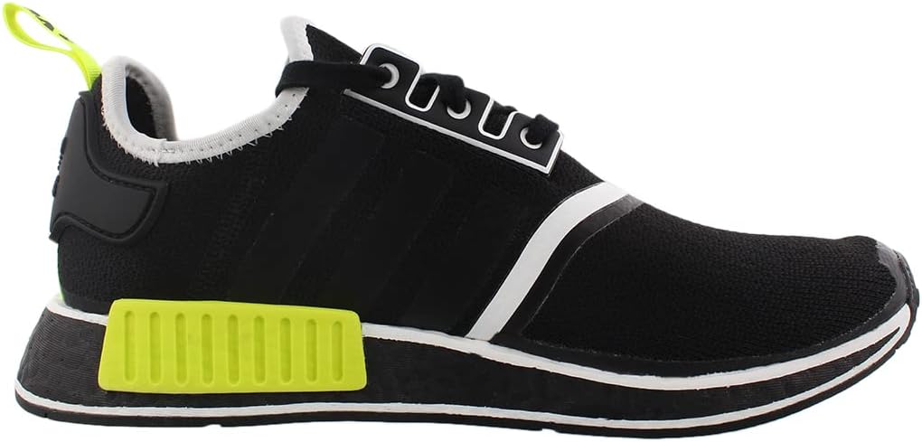Кроссовки adidas NMDr1 для мужчин, белый/черный/желтый — фото 3