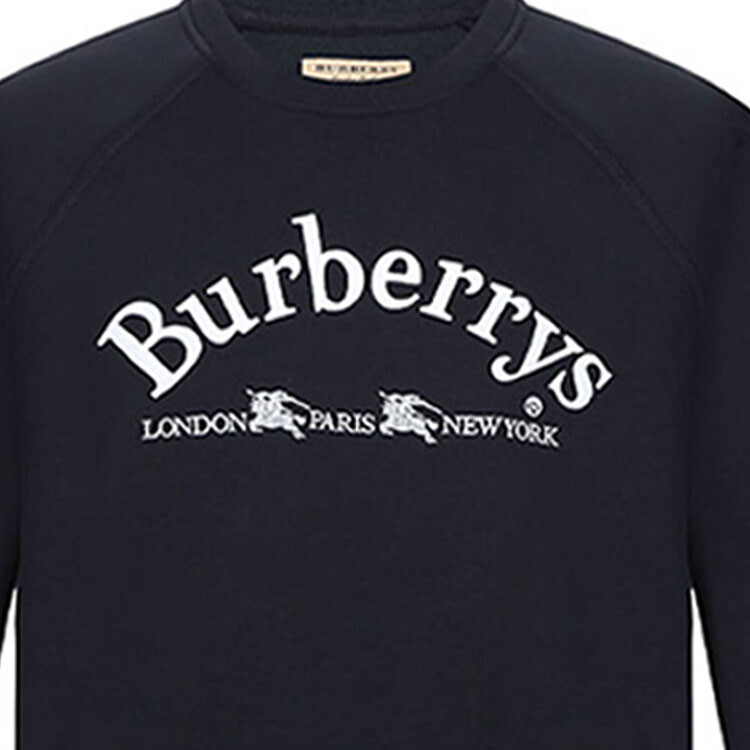 Толстовка мужская Burberry, темно-синий, синий — фото 3