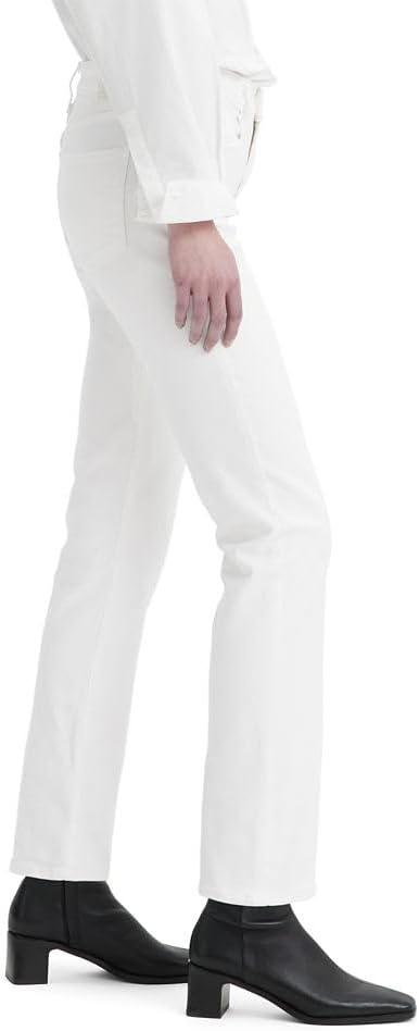 Женские джинсы Levi's 314 Shaping Straight (также доступны в размере Plus), (New) Soft Clean White — фото 2