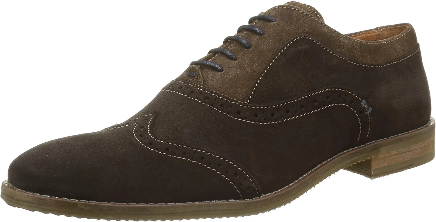 Туфли Schmoove Men's Broadway Perfos Lace-Up Semi-Shoe, Braun Roger 21
