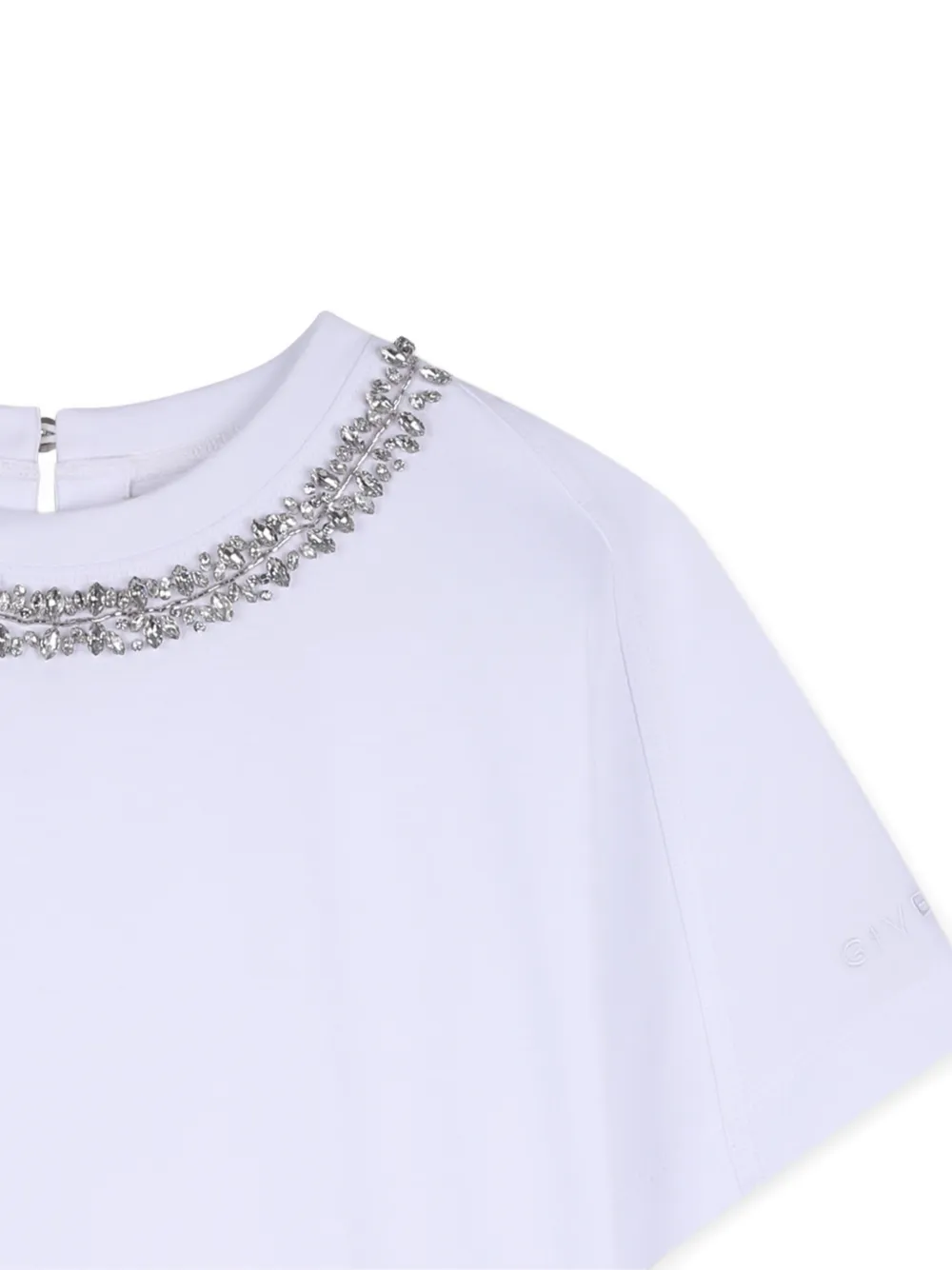 Декорированная футболка с круглым вырезом Givenchy Kids, белый — фото 3