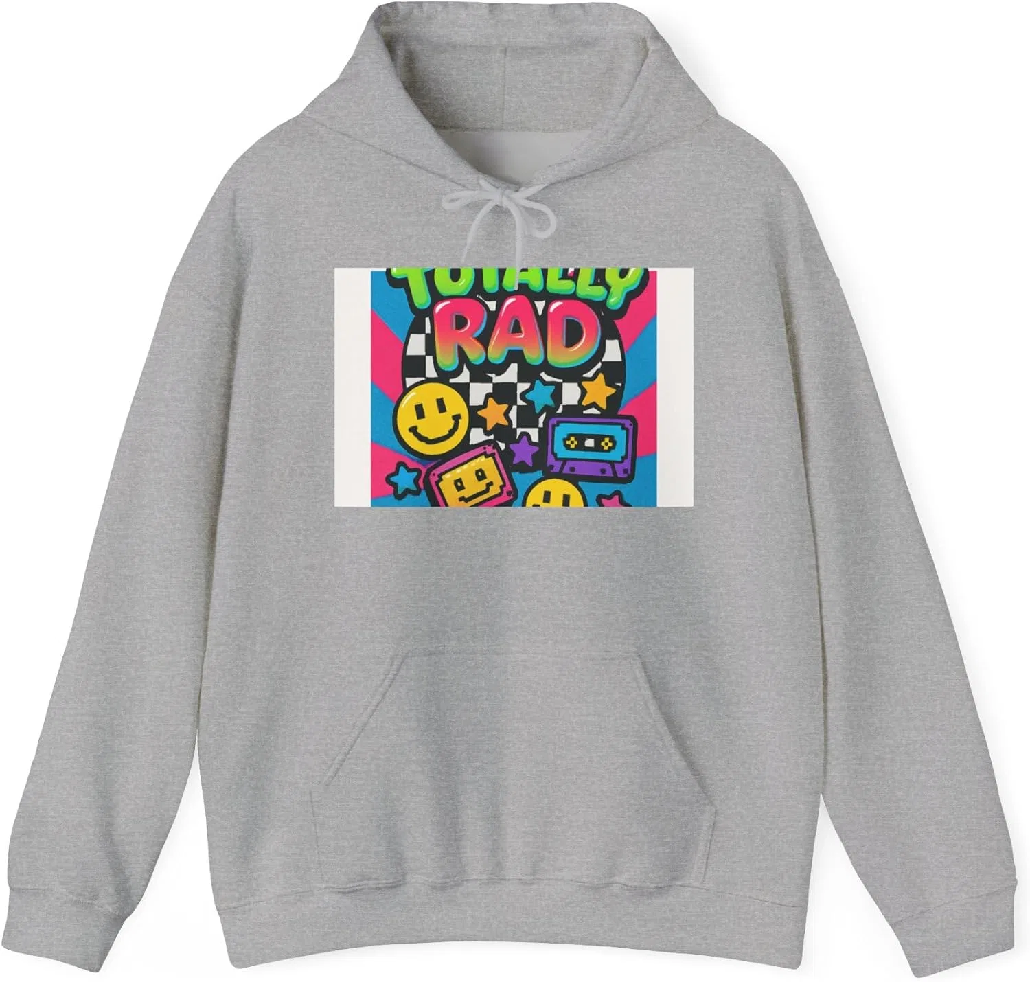 GENERIC Толстовка с капюшоном унисекс из плотной смесовой ткани Heavy Blend, Sport Grey