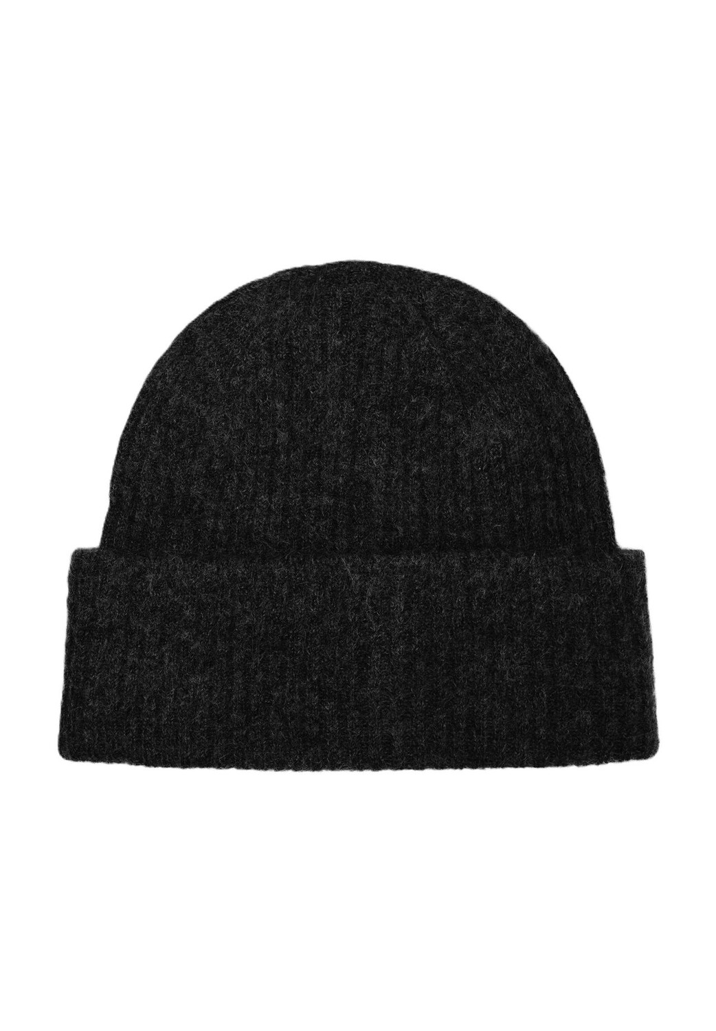 

Вязаная шапка из шерсти, женская SELECTED FEMME, цвет 179099001 Black/m