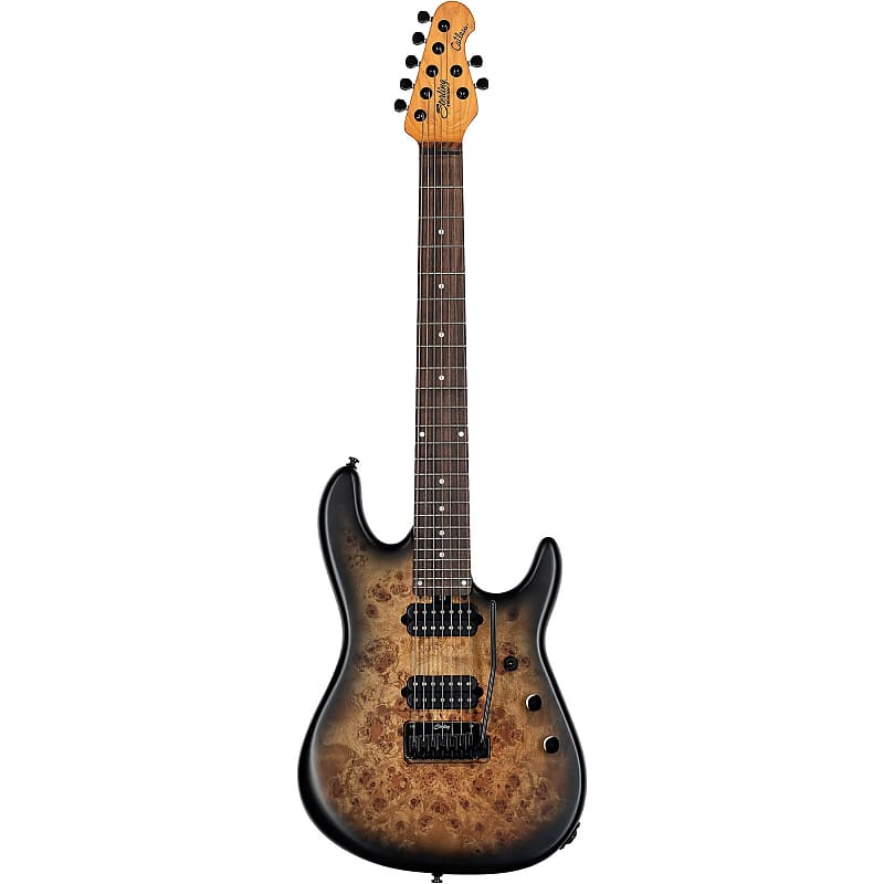 

Электрогитара Sterling Music Man Jason Richardson Signature 7-String with Gig Bag 2022 Natural Poplar Burl Burst