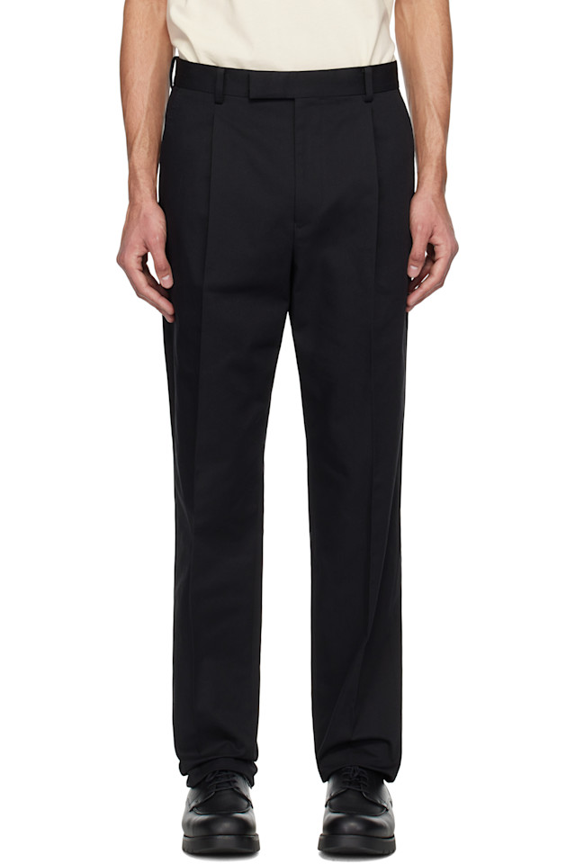 

Брюки плиссе Wacko Maria, черный