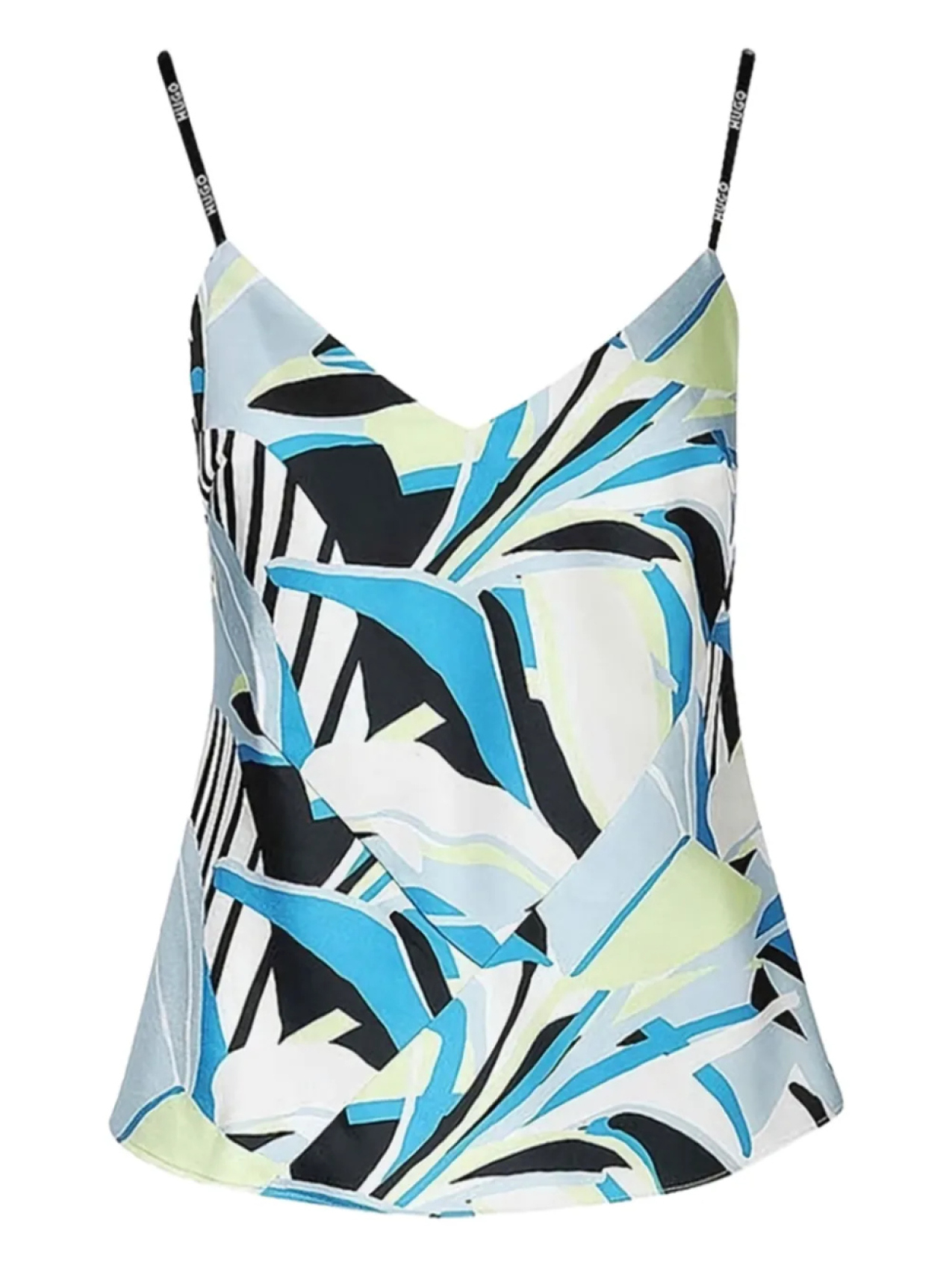 

Топ BOSS graphic-print top, синий