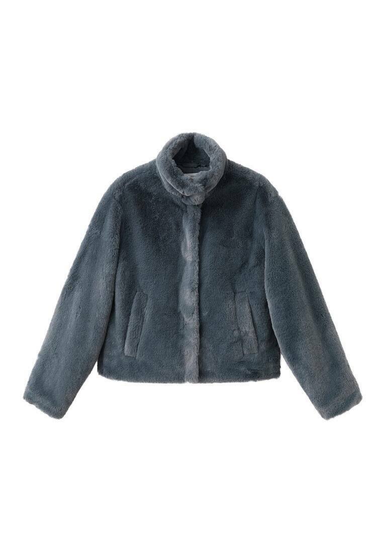 Зимняя куртка Mango Kids TEEN, Grijs/Grey — фото 4