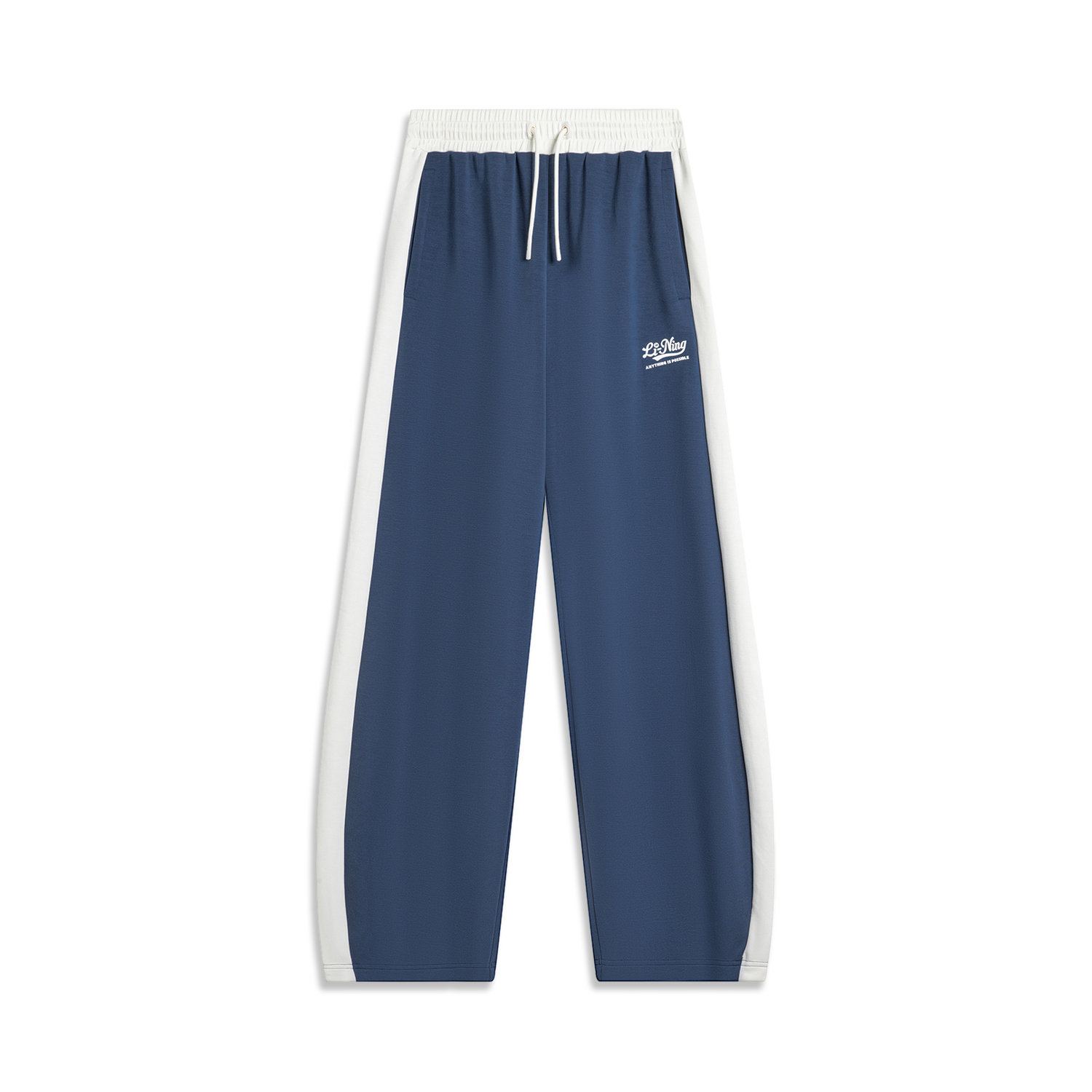 

Женские трикотажные спортивные брюки LiNing Sports Life Collection, глубокий берлинский синий